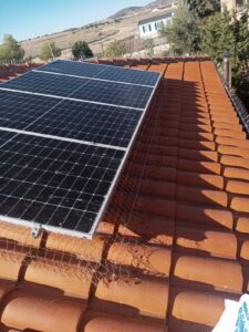 Redes en paneles solares